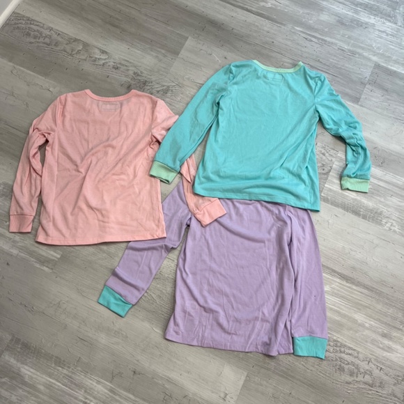 Bundle of 3 Eddie Bauer pajama shirts size 10-12 - Picture 3 of 8